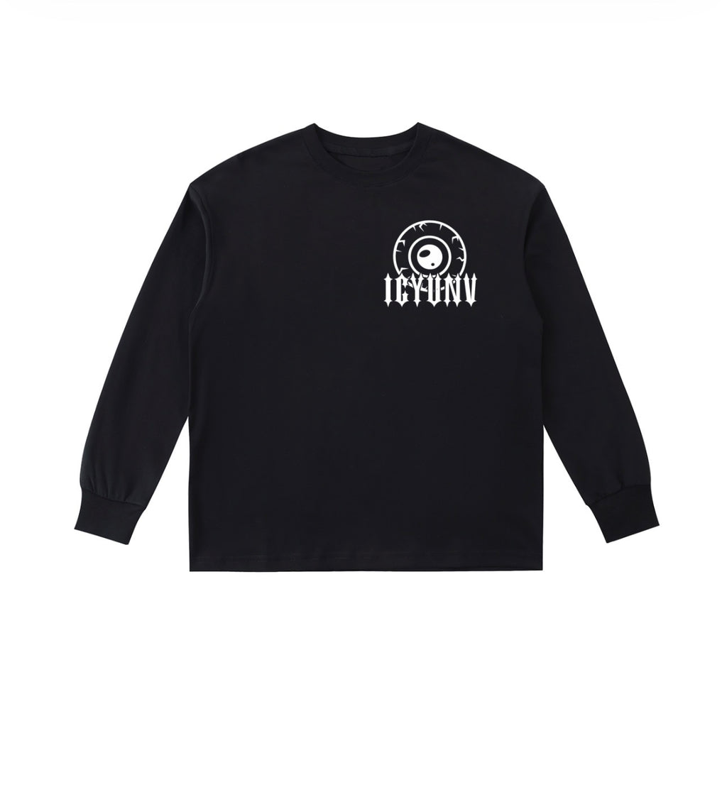 Black logo long sleeve